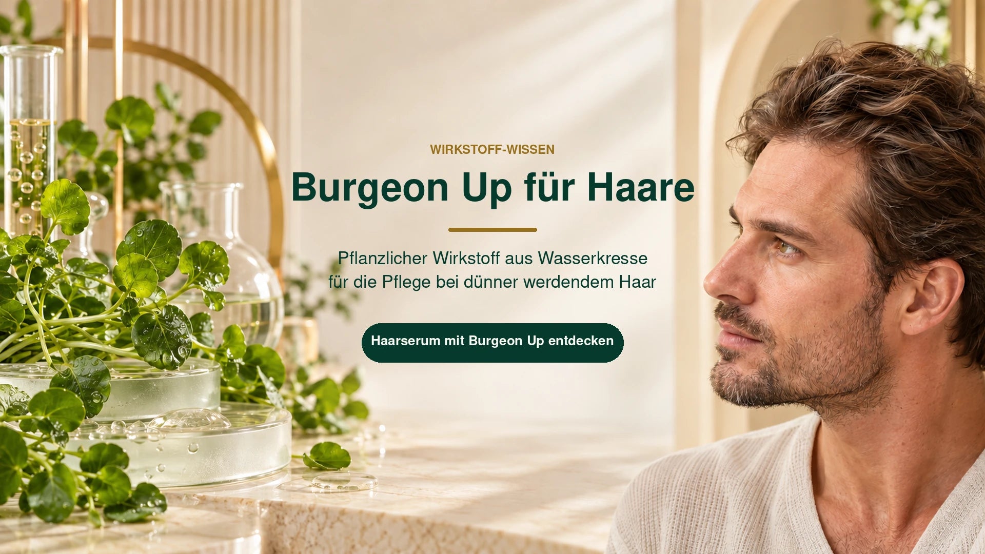 Burgeon Up für Haare mit Brunnenkresse