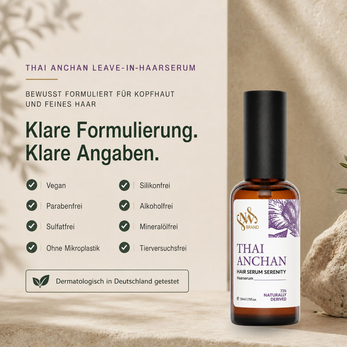 Produktmerkmale des Thai Anchan Haarserum im Überblick